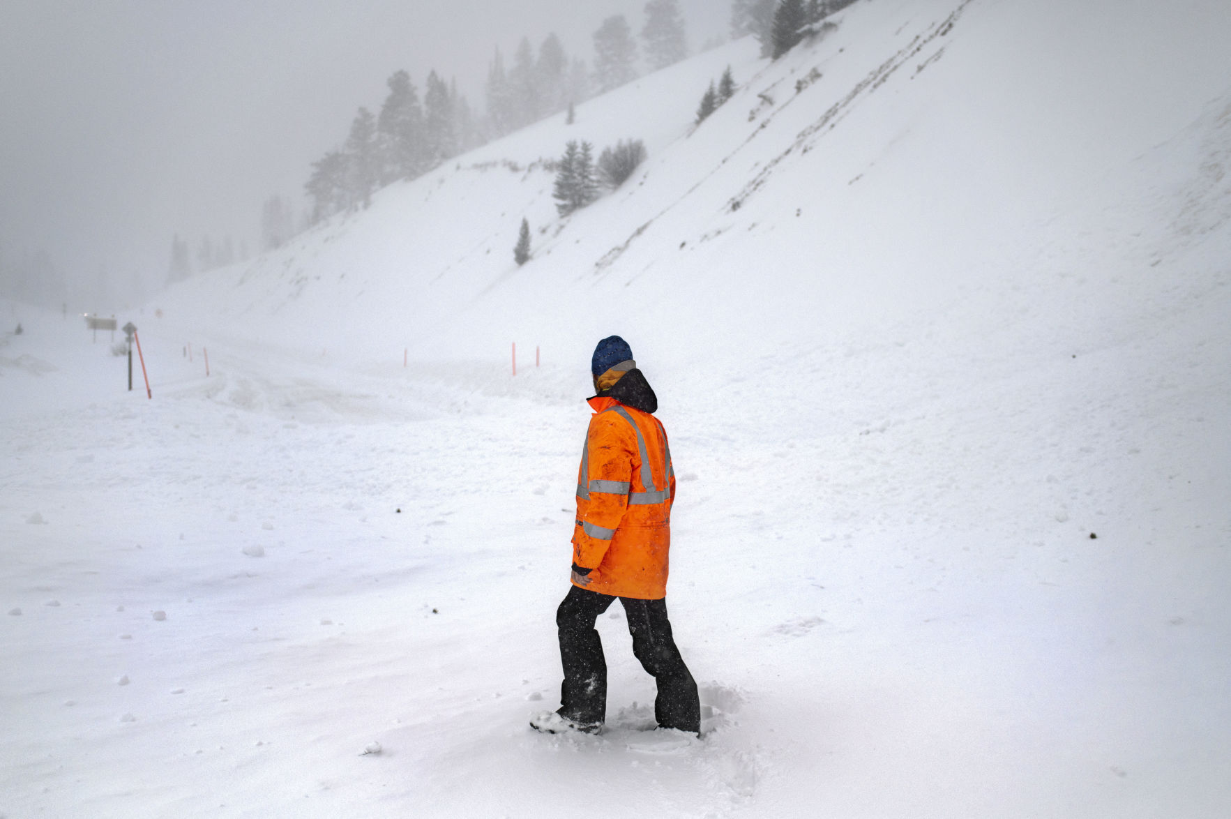 Teton Pass avalanche control